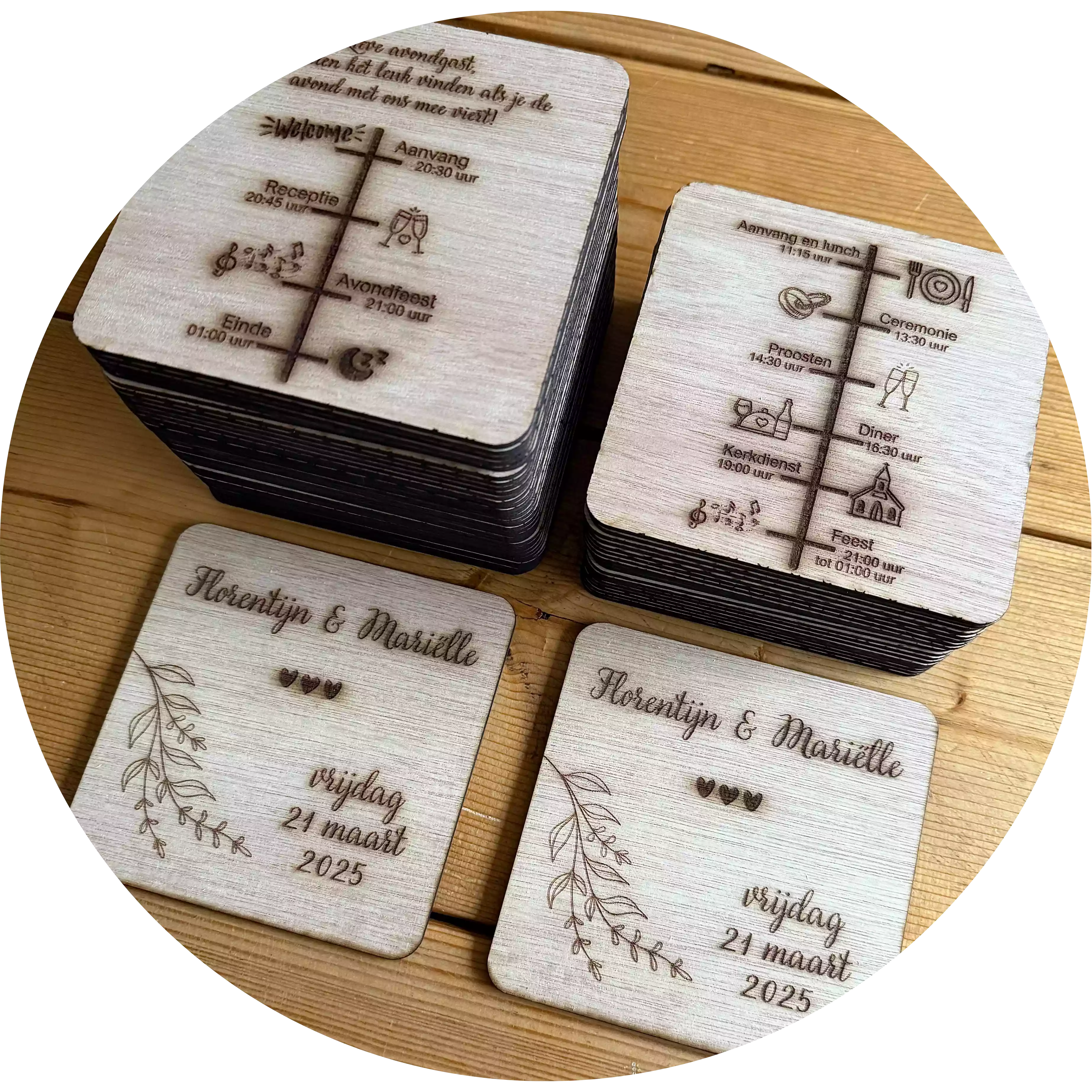 Houten borden